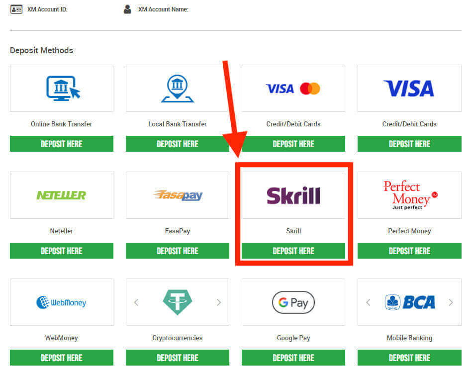 Bagaimana Deposit Wang di XM Indonesia Bagaimana Deposit Wang di XM Indonesia