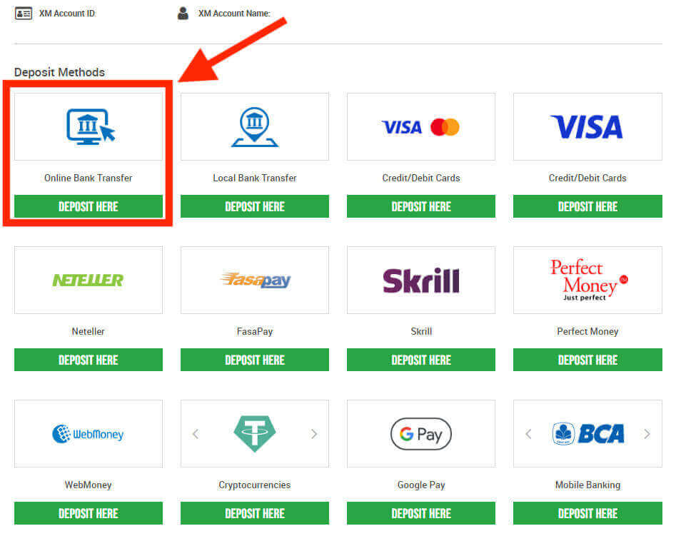 Bagaimana Deposit Wang di XM Indonesia Bagaimana Deposit Wang di XM Indonesia