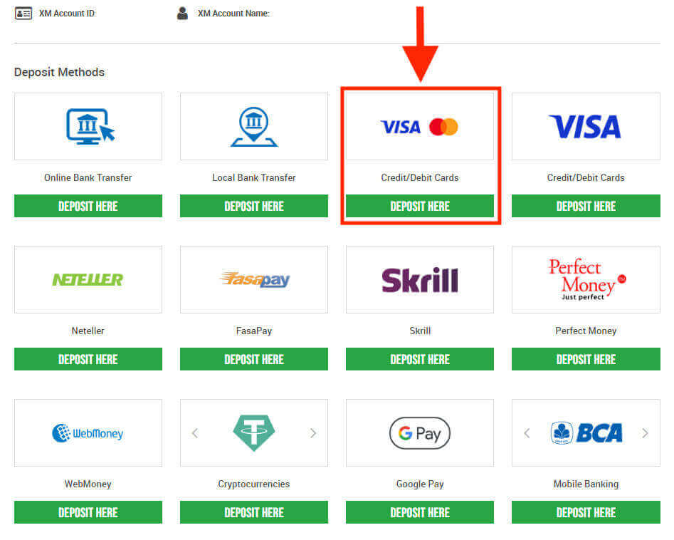 Bagaimana Deposit Wang di XM Indonesia Bagaimana Deposit Wang di XM Indonesia