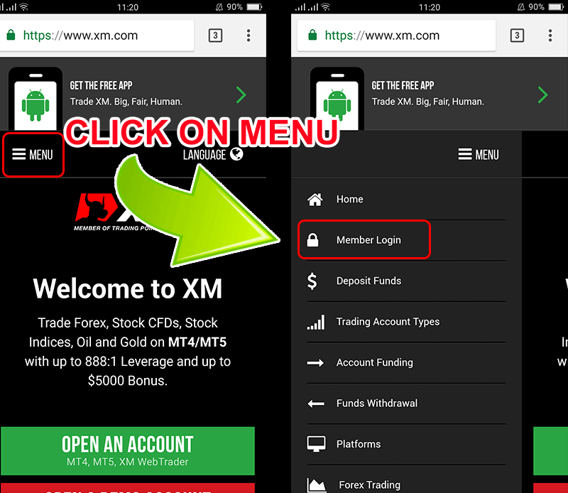 Cara Masuk dan Memverifikasi Akun di XM Cara Masuk dan Memverifikasi Akun di XM