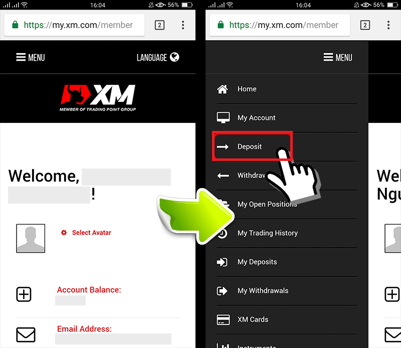 How to Withdraw and Make a Deposit Money in XM How to Withdraw and Make a Deposit Money in XM