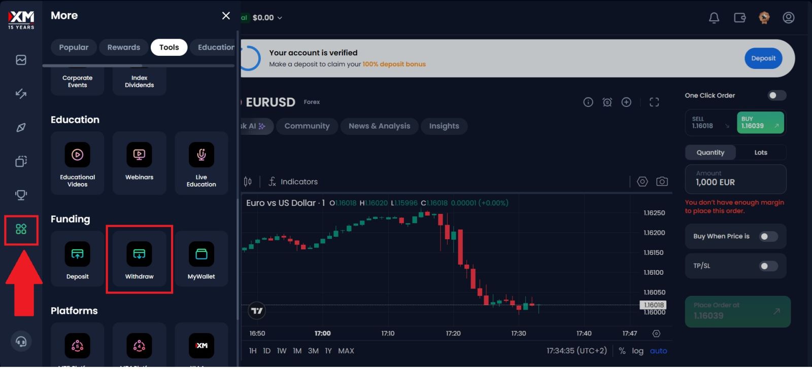 How to Withdraw Money from XM in 2026: Withdrawal Methods, Fees & Processing Time